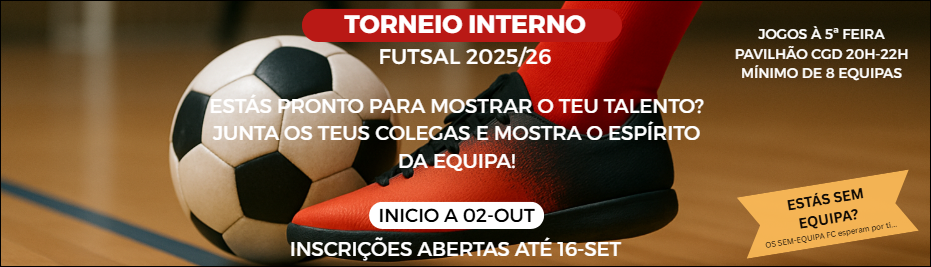 Torneio Interno de Futsal 2025-2026